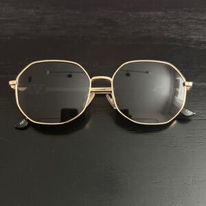 Gold and Black Sunglasses